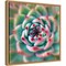 Deep Red Tips by Jan Bell 16-in. W x 16-in. H. Canvas Wall Art Print Framed in Natural